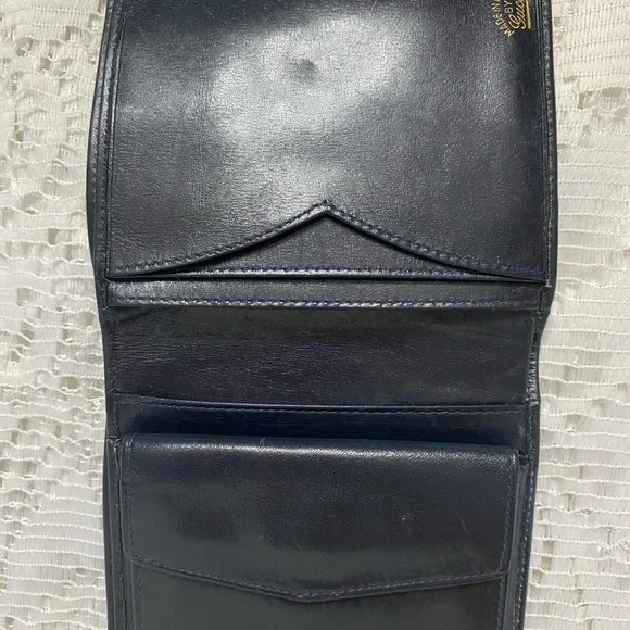 ✅SOLD✅AUTHENTIC VINTAGE GUCCI MINI COMPACT WALLET LEATHER - Picture 4 of 16